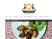 Tablet Screenshot of mosaicodereceitas.com